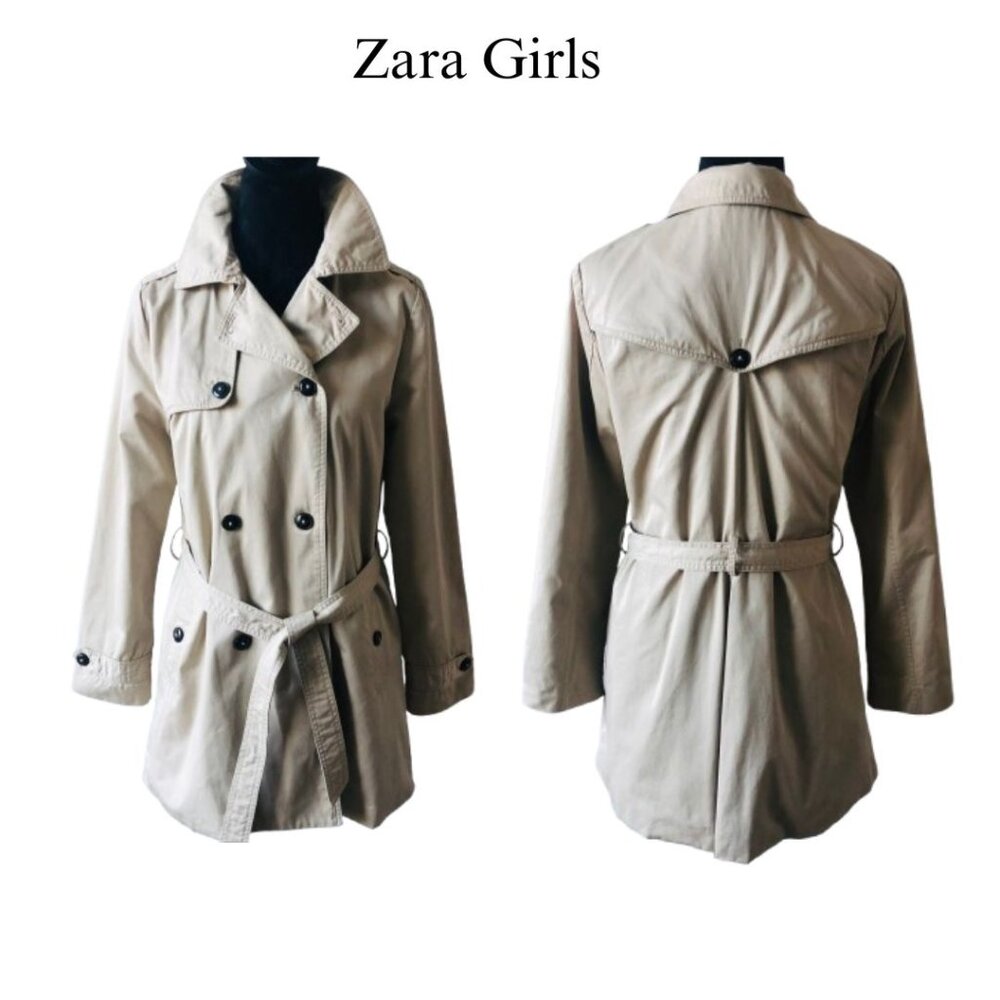 Zara Girls Outerwear collection Trenchcoat Size 13/14 years 164 cm in Height